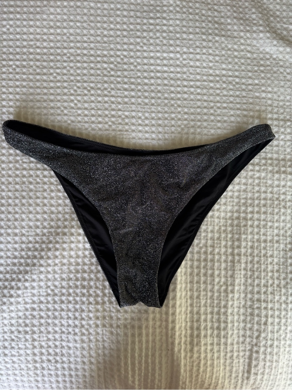 VS PINK black glitter bikini bottoms